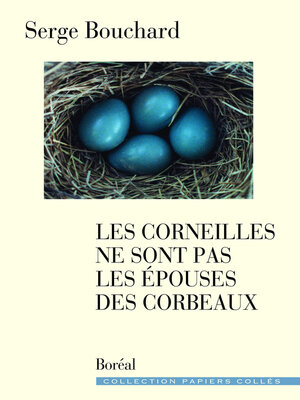 cover image of Les Corneilles ne sont pas les épouses des corbeaux